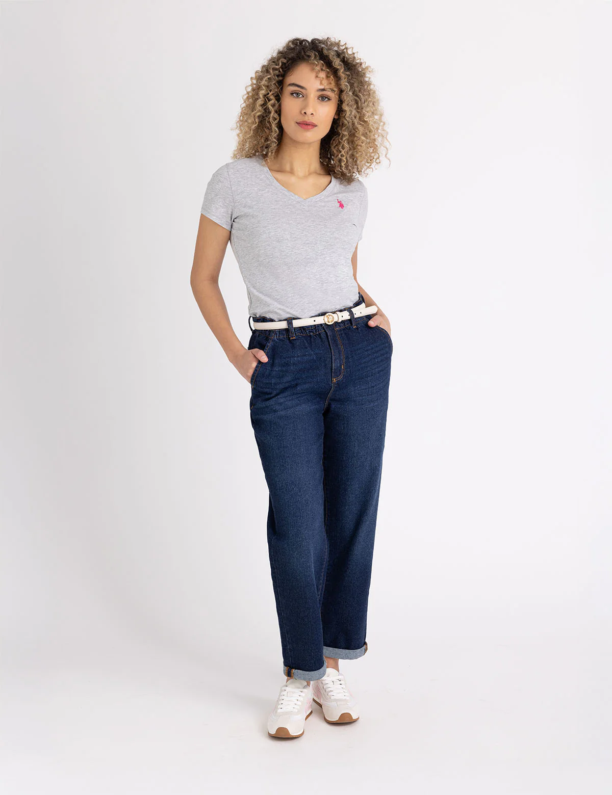 V-NECK T-SHIRT - Image 2