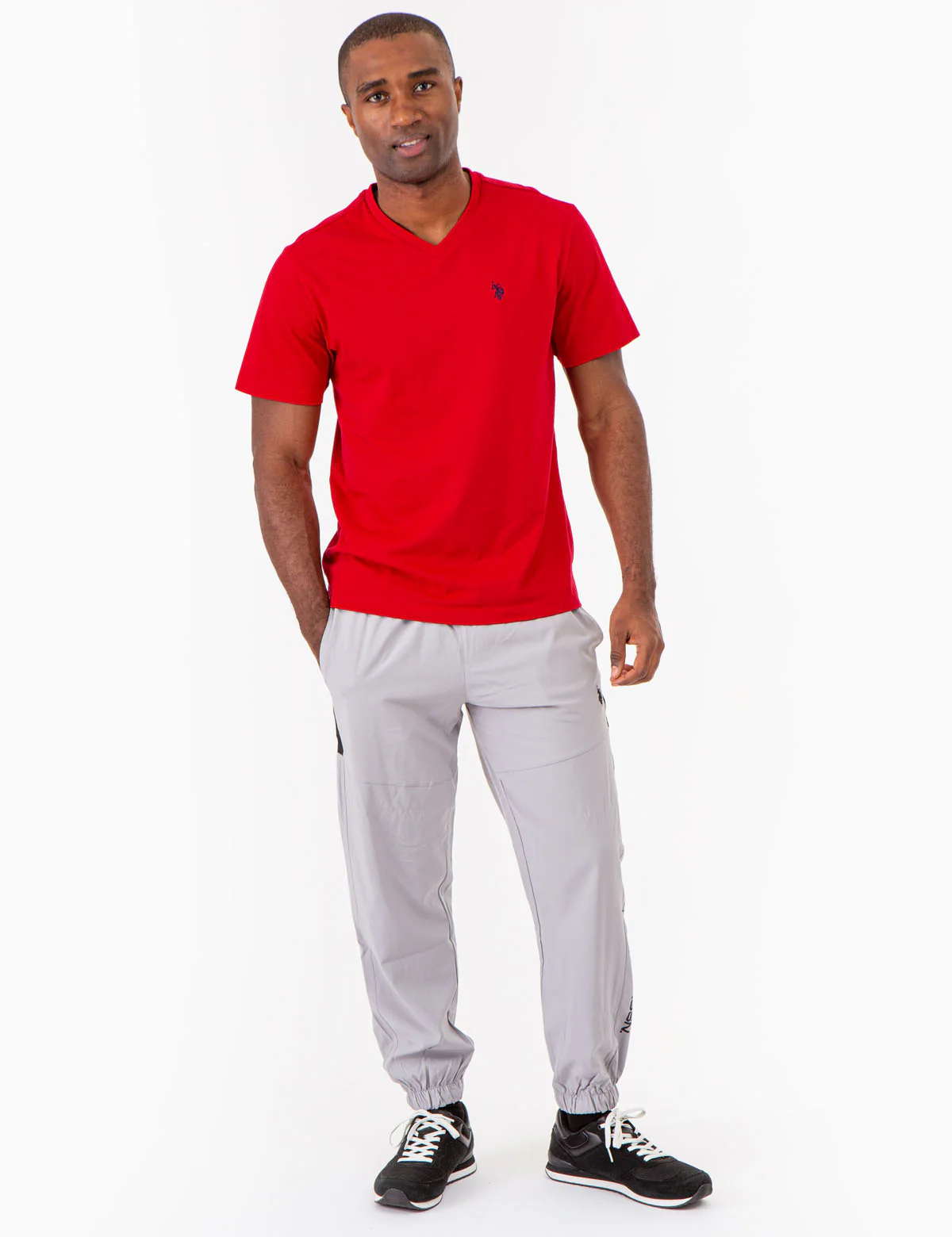 SOLID V-NECK T-SHIRT - Image 10