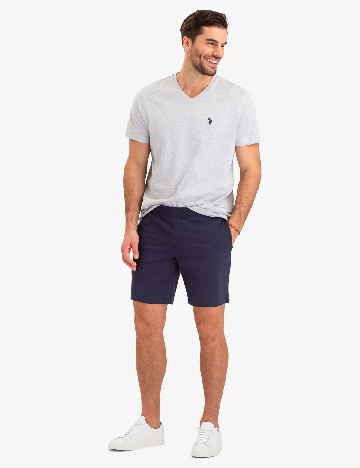 SOLID V-NECK T-SHIRT - Image 5