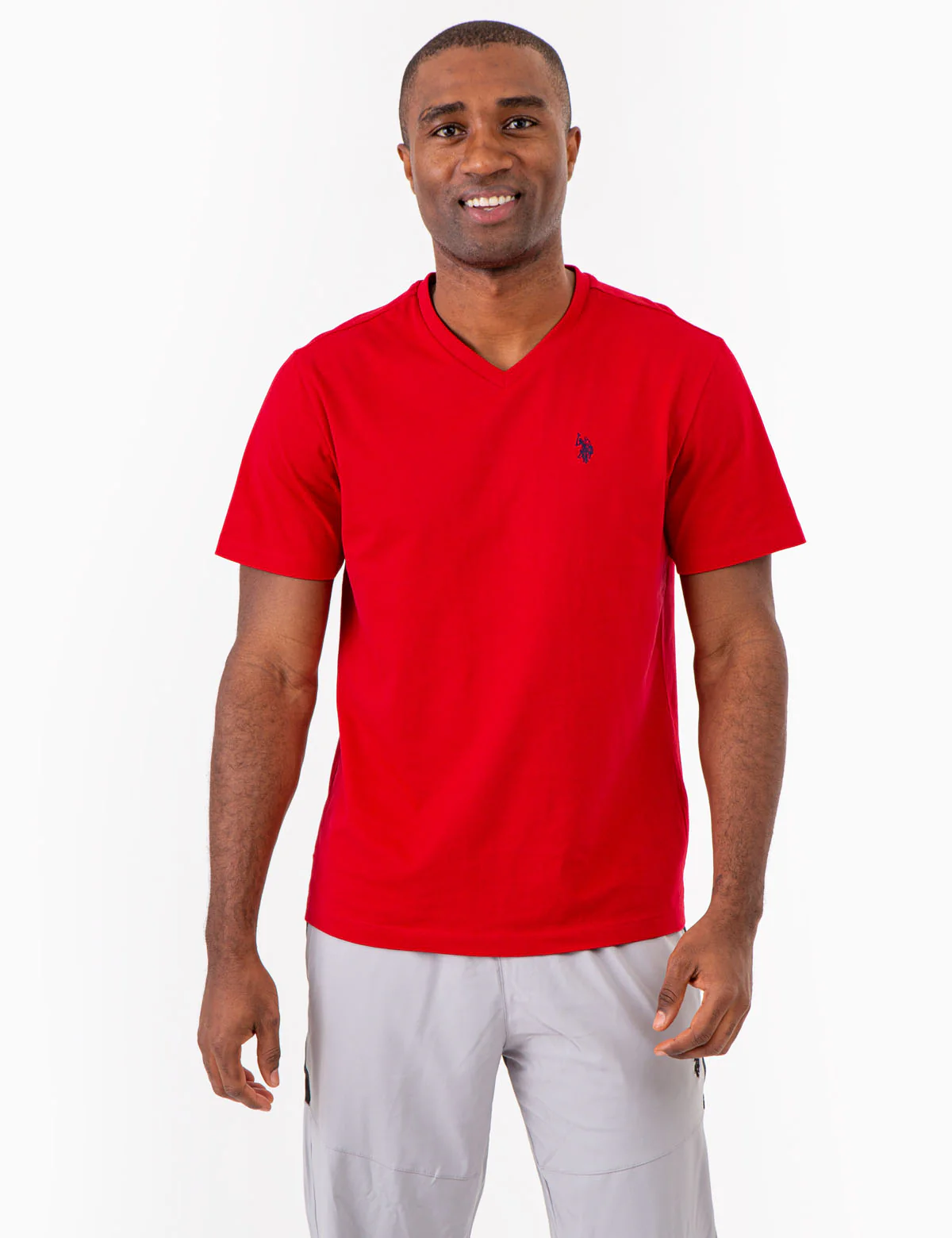 SOLID V-NECK T-SHIRT - Image 9
