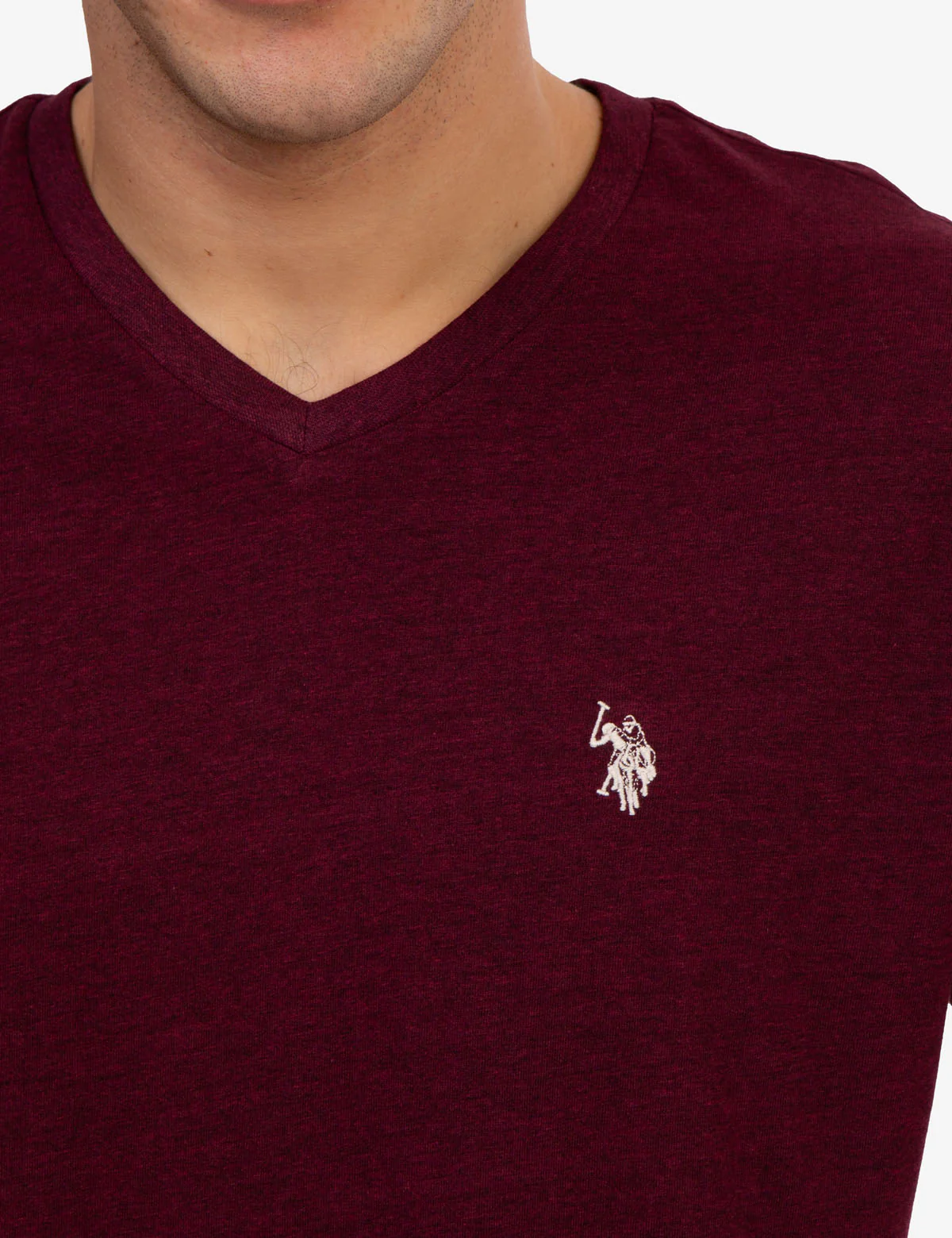 SOLID V-NECK T-SHIRT - Image 4