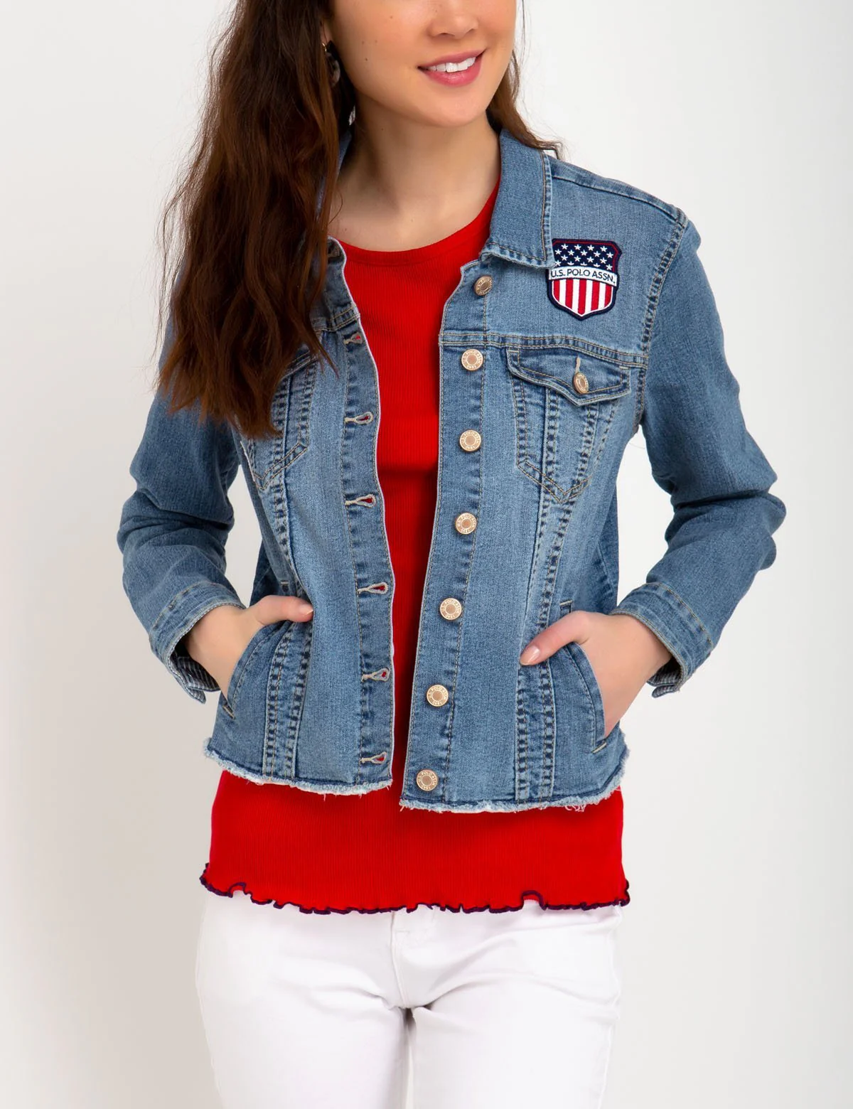 VARSITY DENIM JACKET