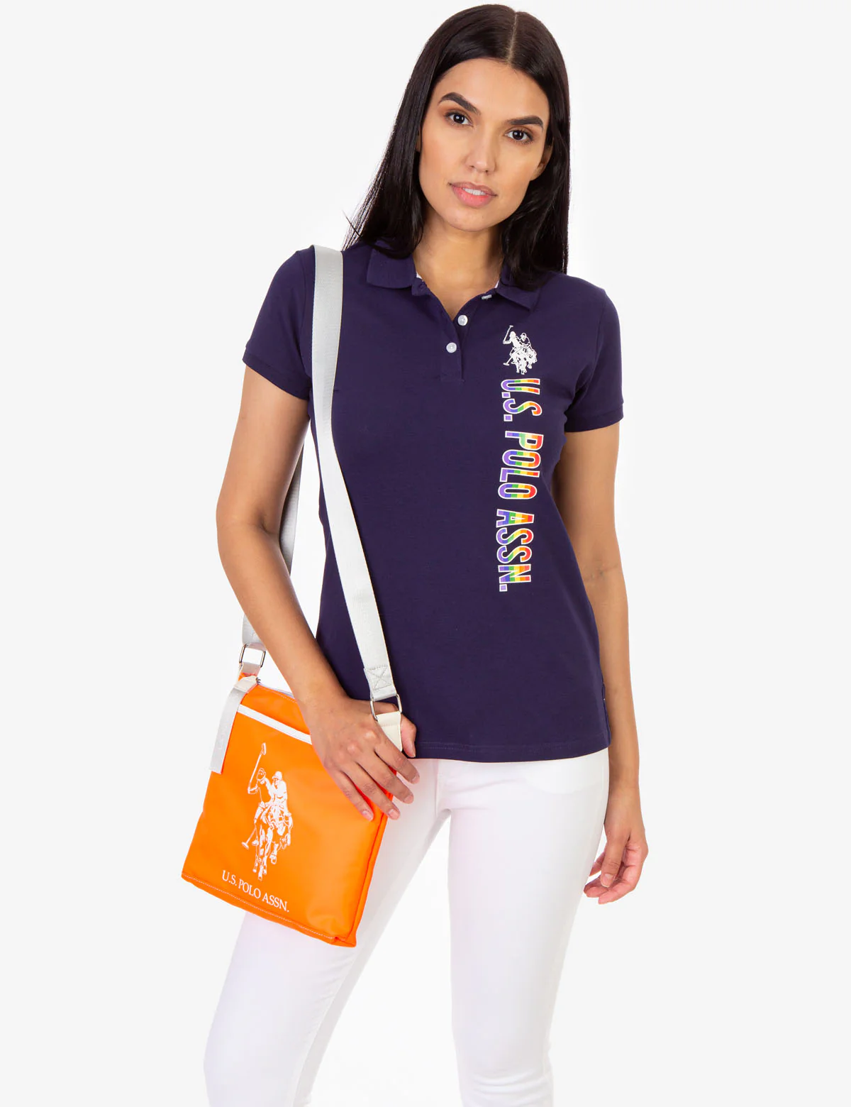 VERTICAL RAINBOW POLO SHIRT