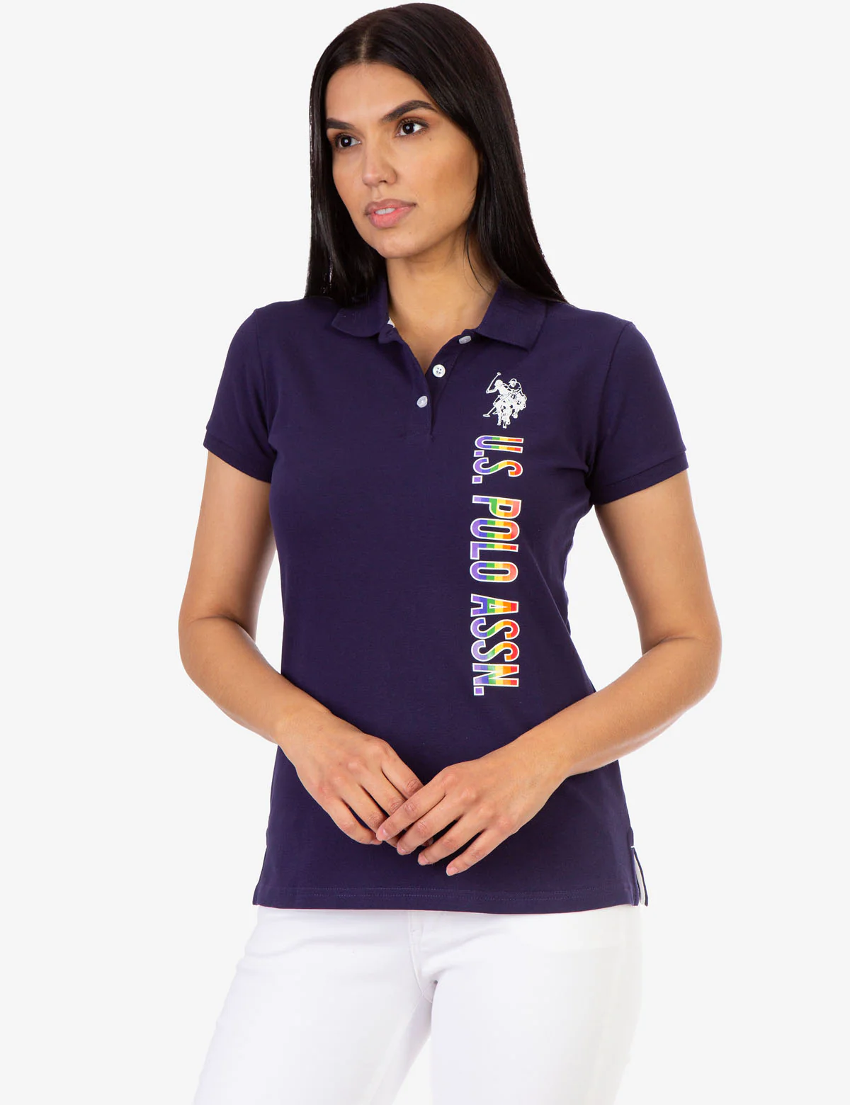 VERTICAL RAINBOW POLO SHIRT - Image 3