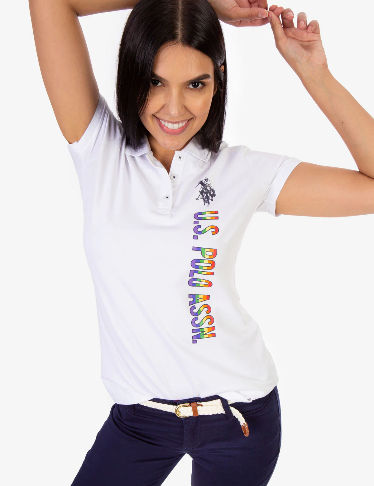 VERTICAL RAINBOW POLO SHIRT - Image 7