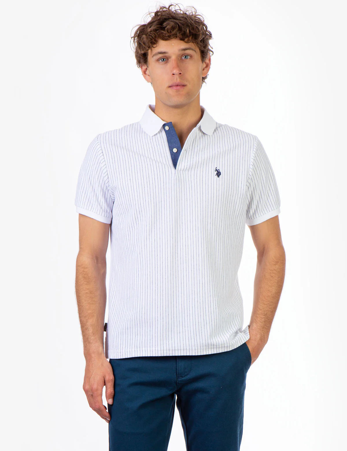 STRIPE RETRO POLO SHIRT