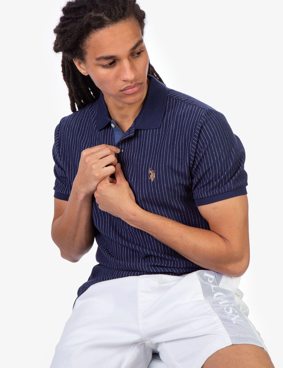 STRIPE RETRO POLO SHIRT - Image 6