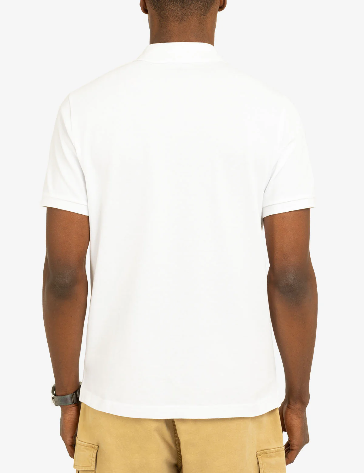 VERTICAL SASH COLOR BLOCK PIQUE POLO SHIRT - Image 4