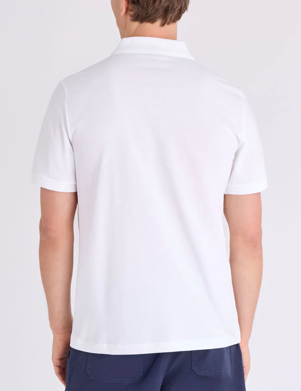VERTICAL STRIPE JERSEY POLO SHIRT WITH ZIPPER - Image 4