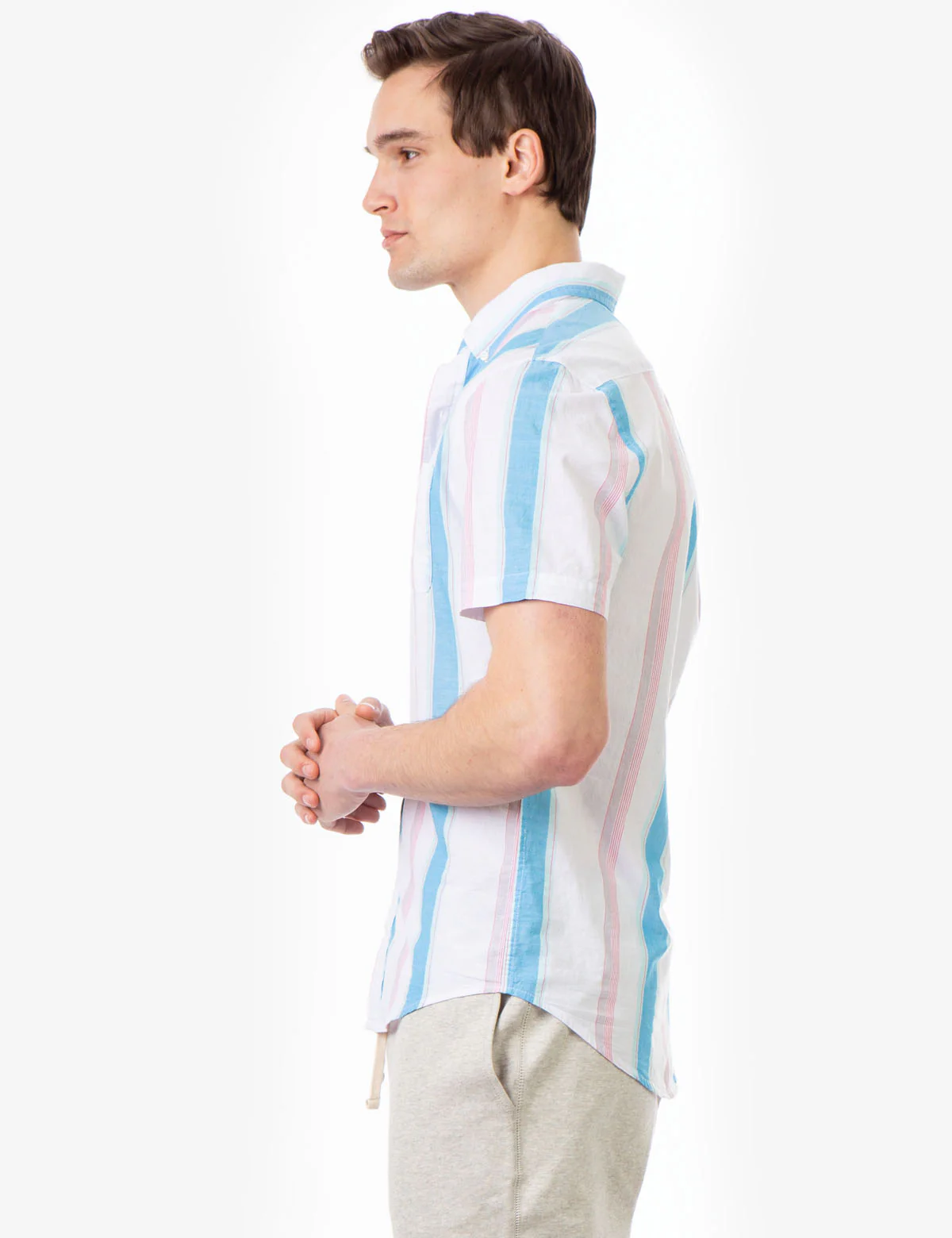 STRIPE MADRAS SHORT SLEEVE SHIRT - Image 3