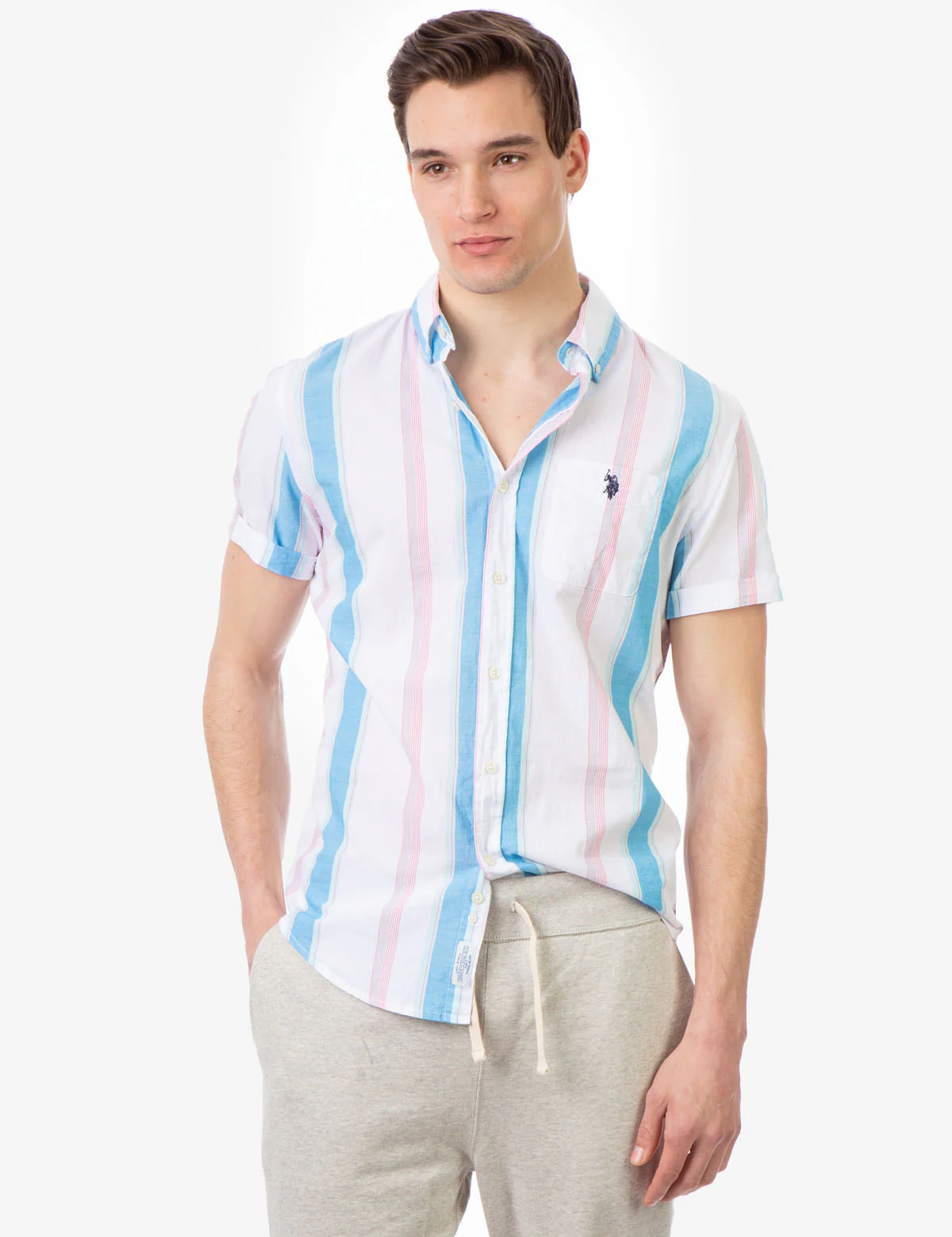 STRIPE MADRAS SHORT SLEEVE SHIRT - Image 5