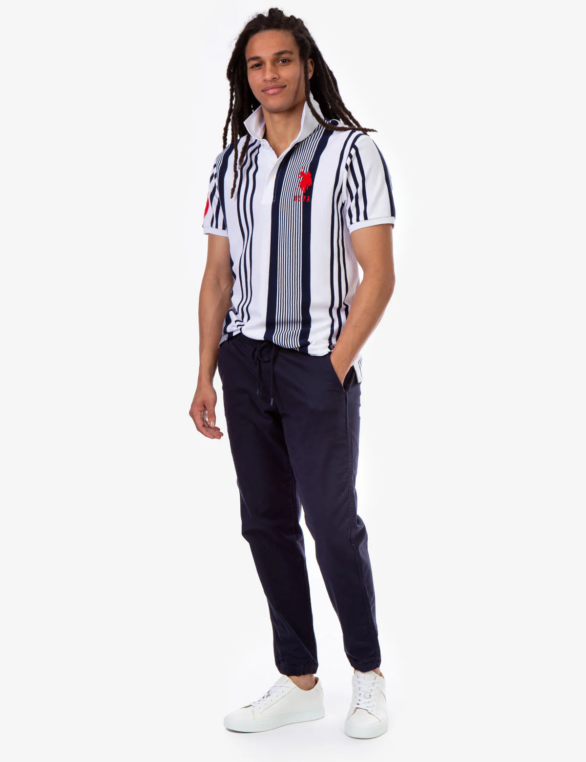 STRIPE PIQUE POLO SHIRT - Image 2
