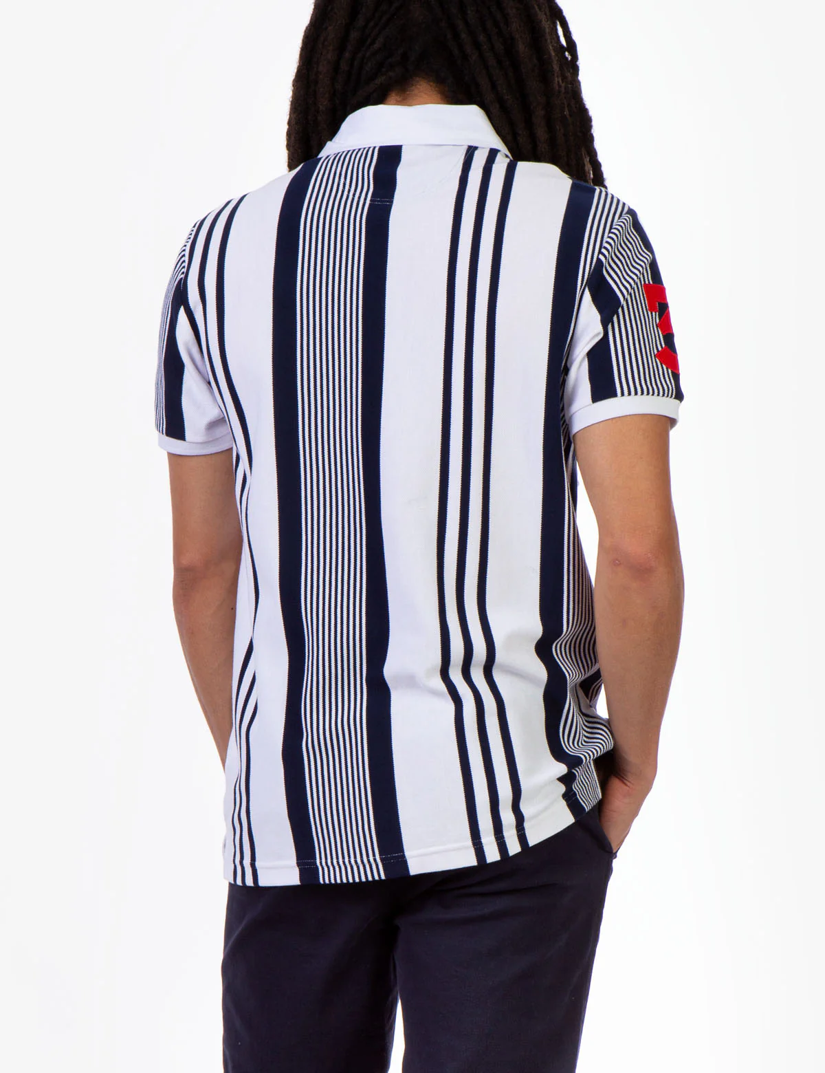 STRIPE PIQUE POLO SHIRT - Image 5