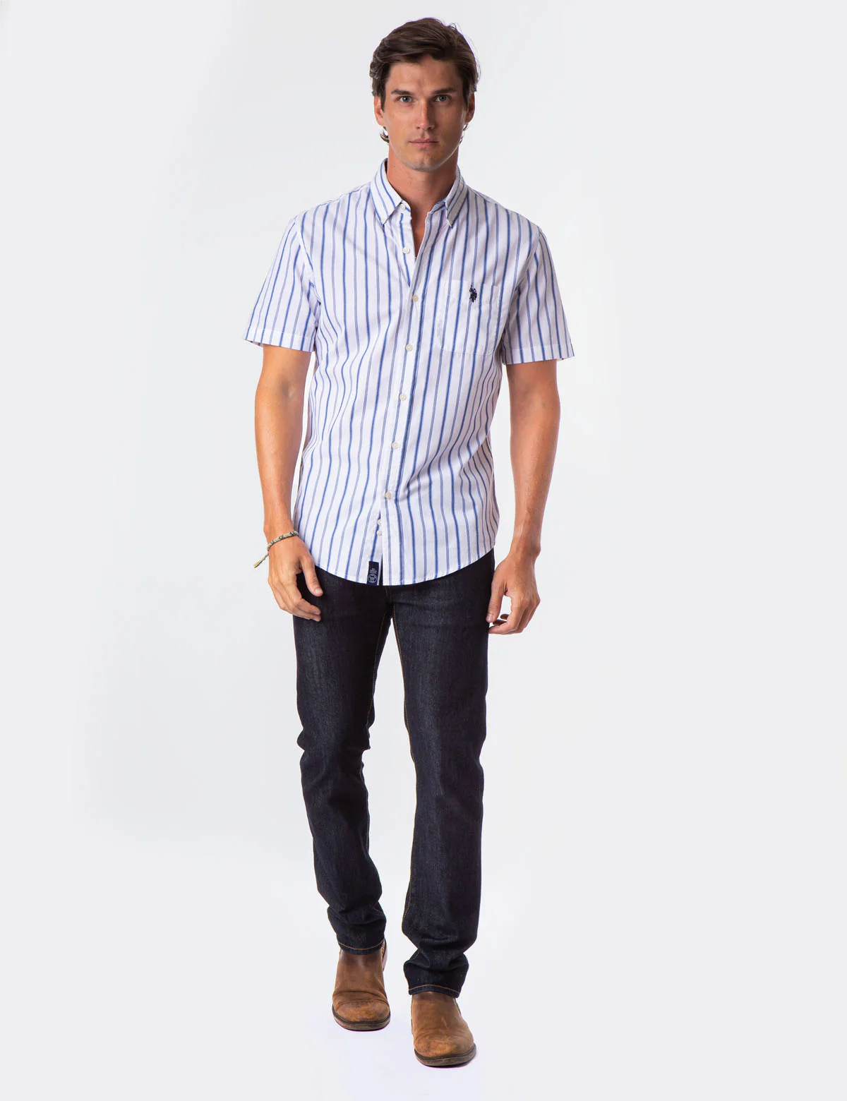 VERTICAL STRIPE POPLIN SHIRT - Image 2