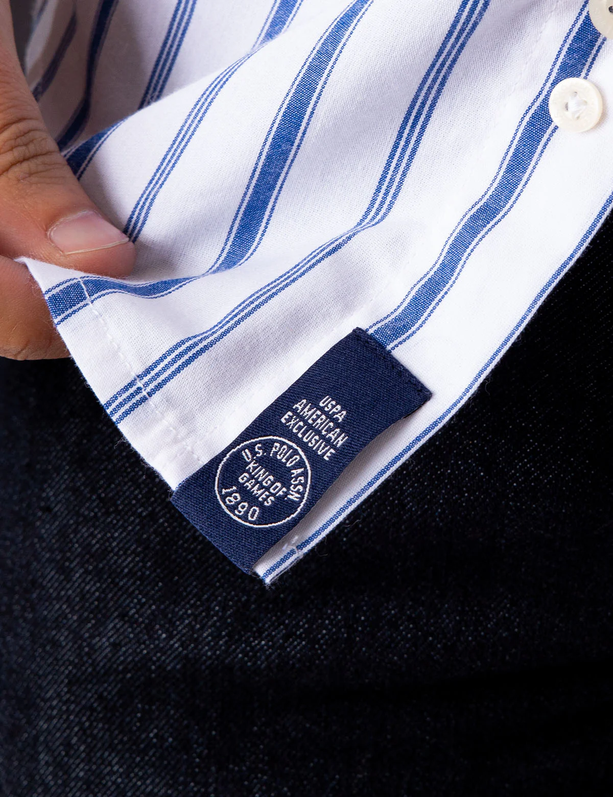 VERTICAL STRIPE POPLIN SHIRT - Image 5