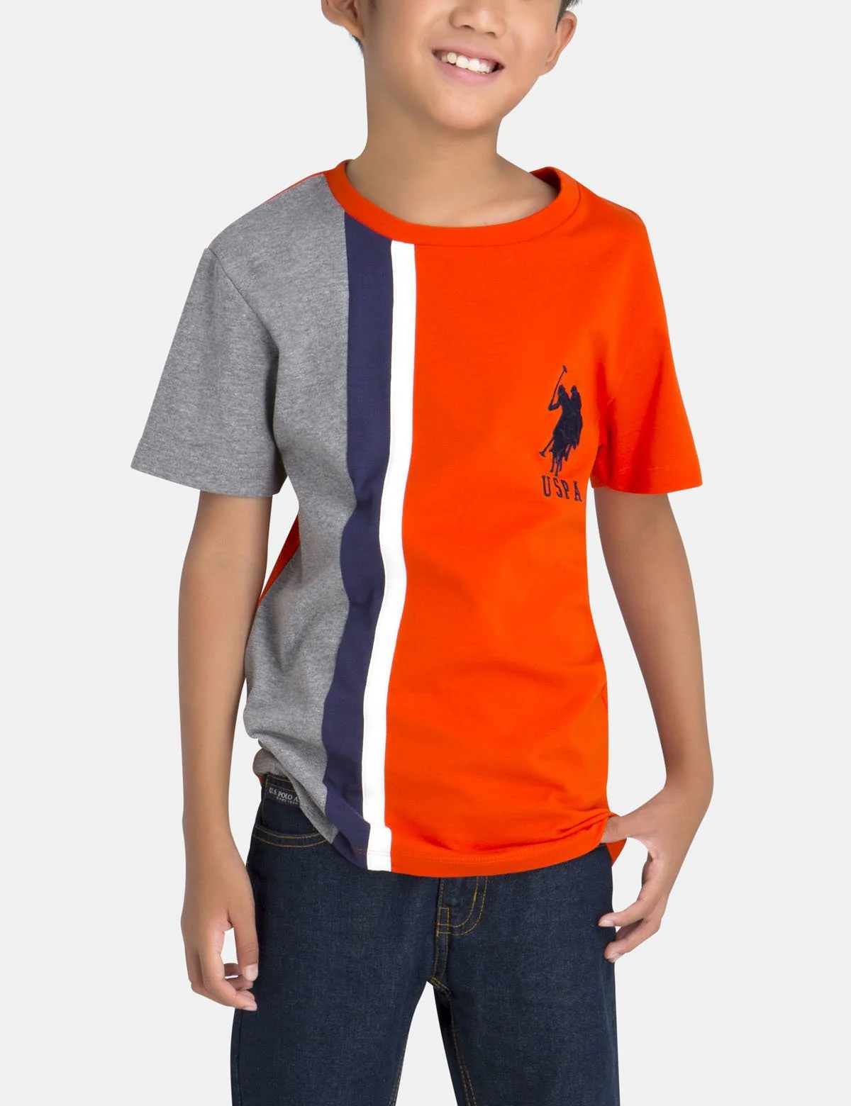 VERTICAL STRIPE T-SHIRT