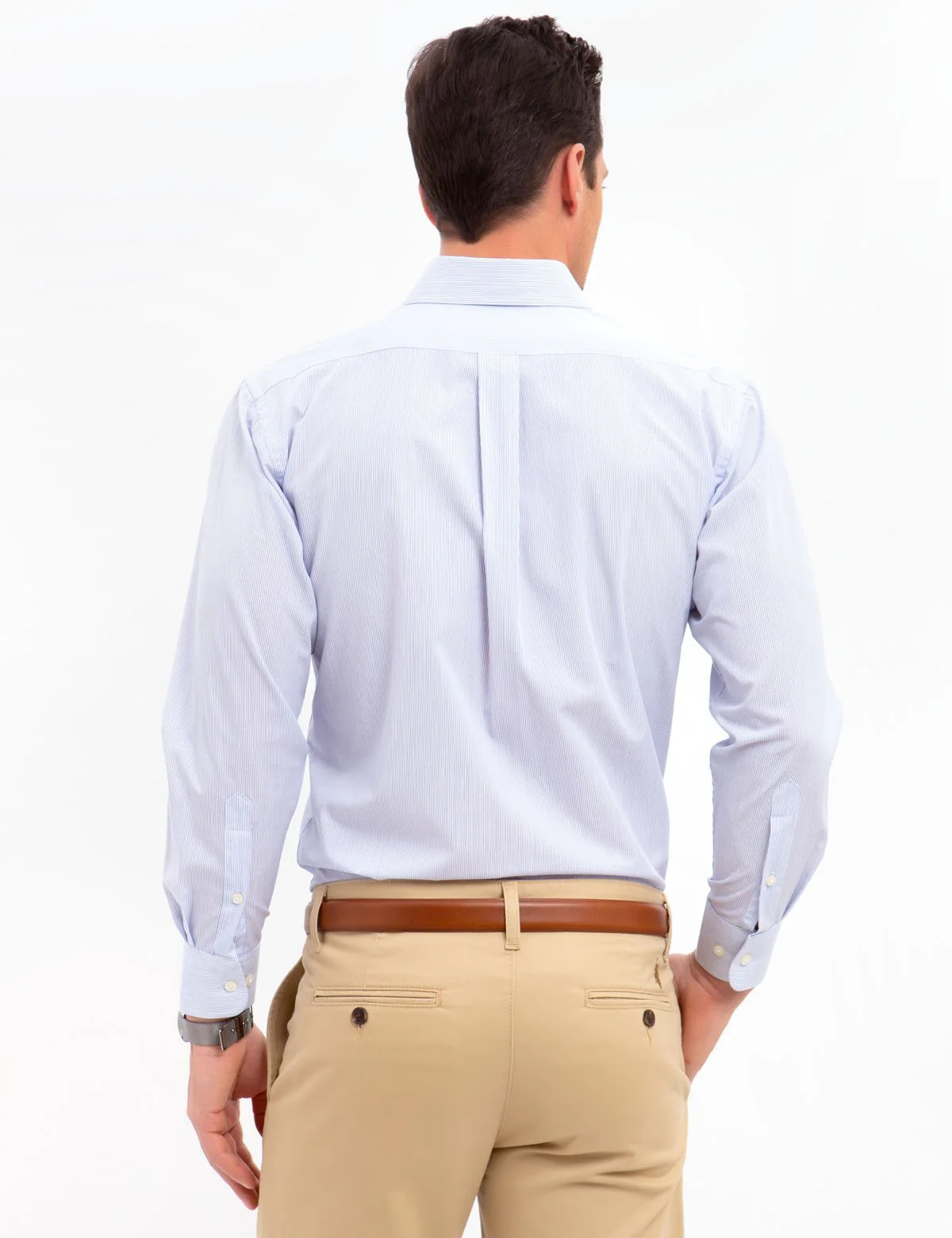 VERTICAL STRIPED DRESS SHIRT - Image 4