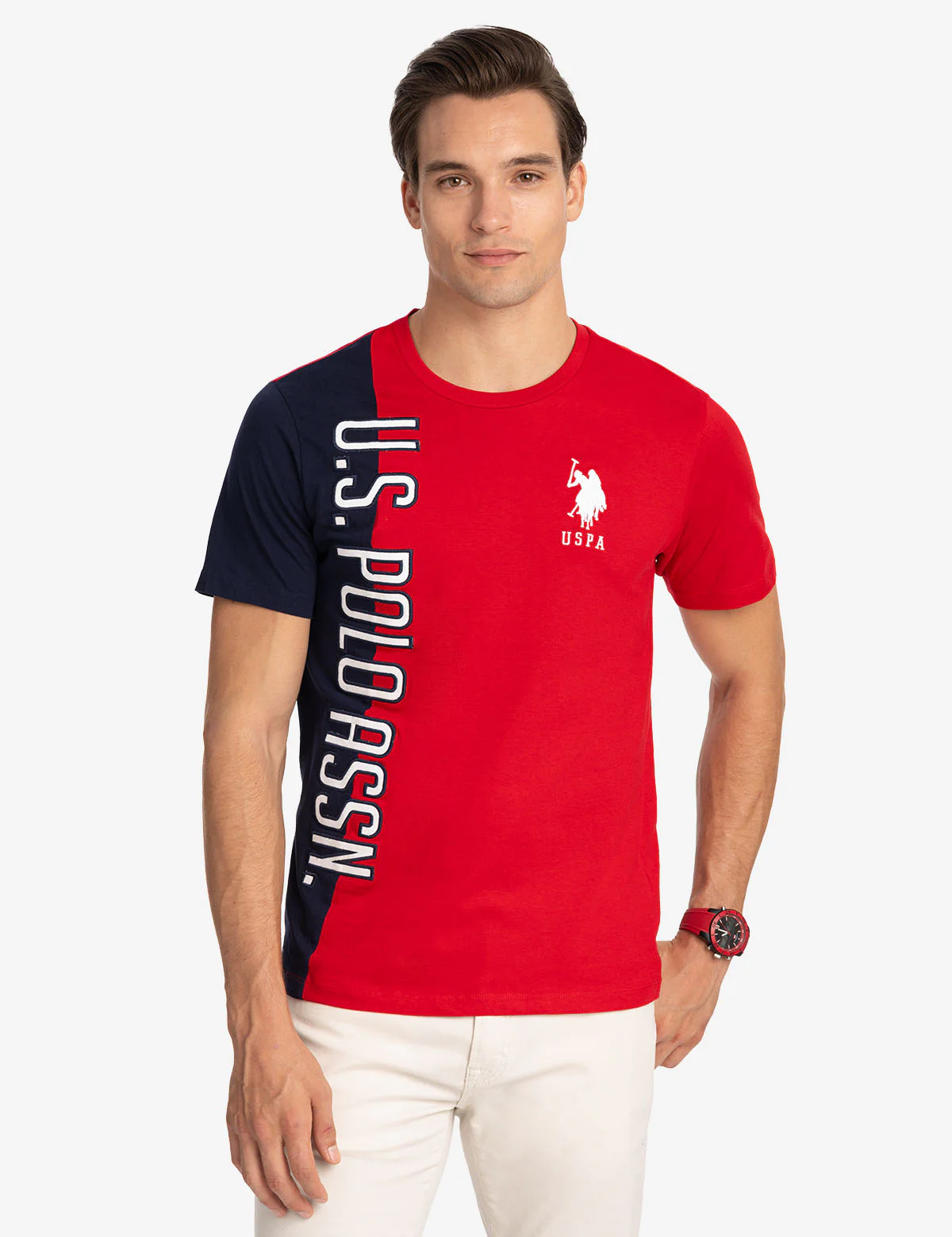 VERTICAL U.S. POLO ASSN. GRAPHIC COLORBLOCK T-SHIR - Image 11