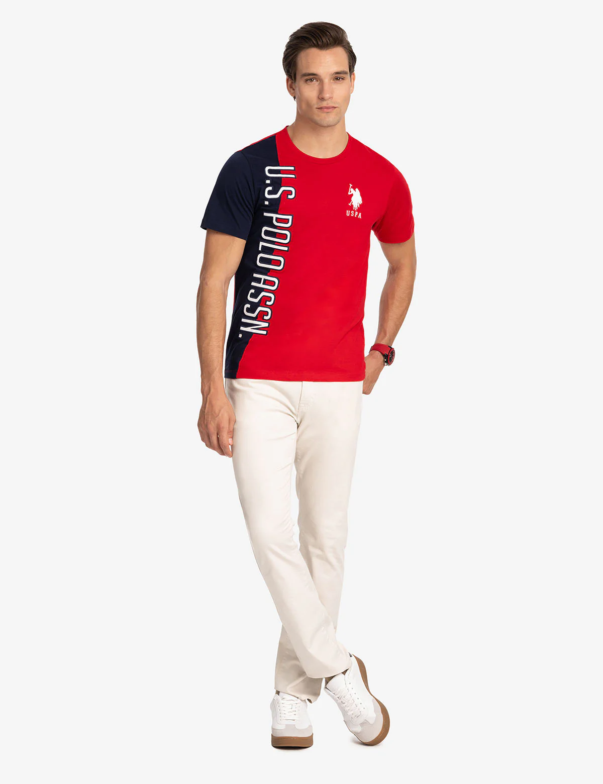 VERTICAL U.S. POLO ASSN. GRAPHIC COLORBLOCK T-SHIR - Image 12