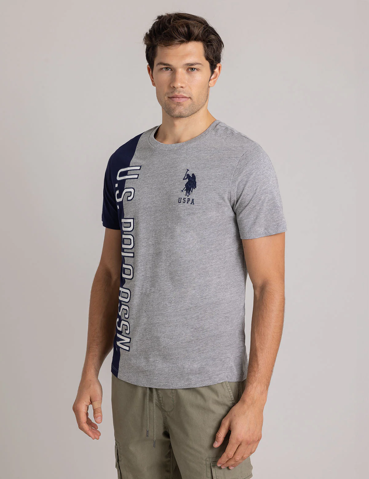VERTICAL U.S. POLO ASSN. GRAPHIC COLORBLOCK T-SHIR - Image 6