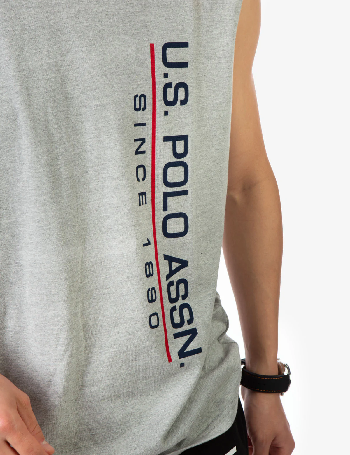 VERTICAL WORDMARK MUSCLE TANK - Image 3