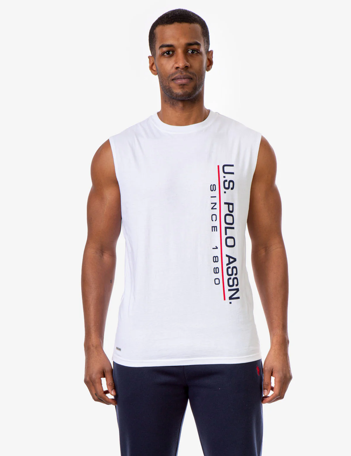 VERTICAL WORDMARK MUSCLE TANK - Image 7