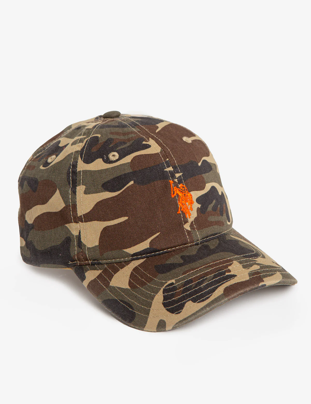 WASHED CAMO COTTON DAD CAP - Image 2