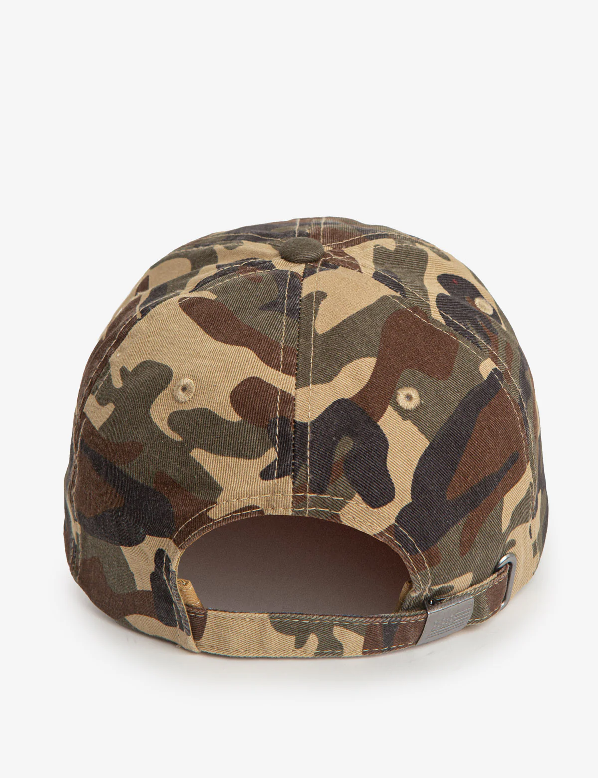 WASHED CAMO COTTON DAD CAP - Image 3