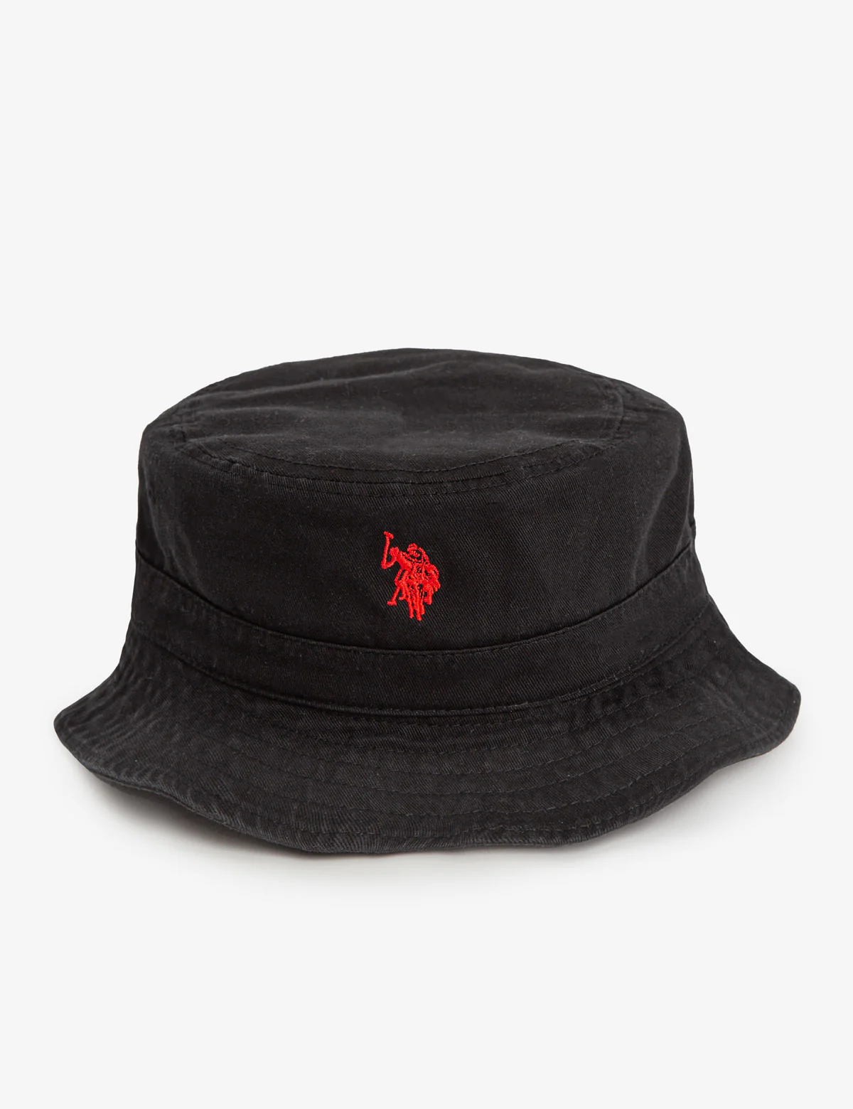 WASHED COTTON TWILL BUCKET HAT
