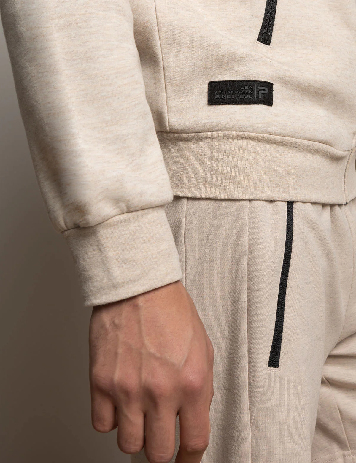 WHITE LABEL BONDED INTERLOCK ZIP HOODIE - Image 20