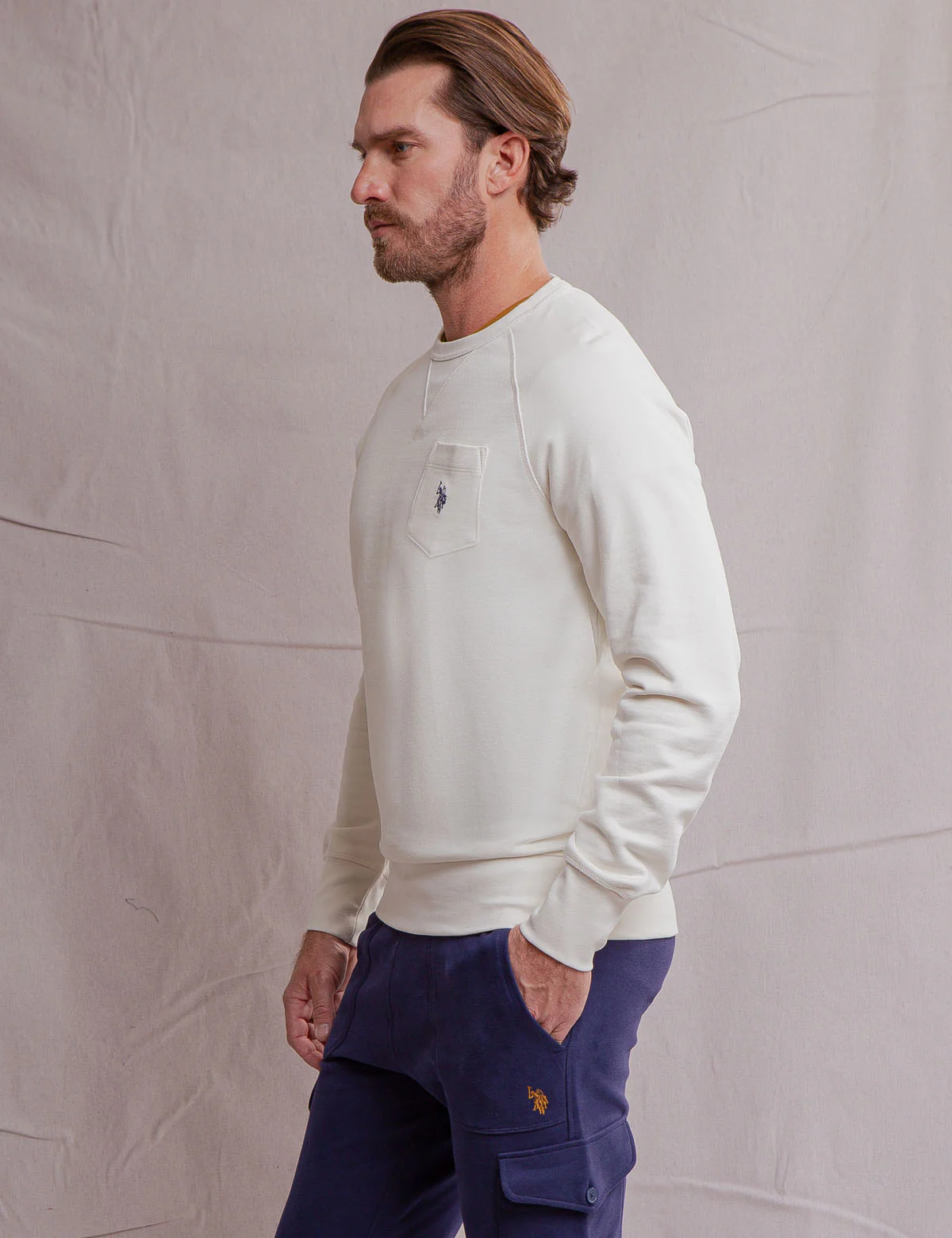 WHITE LABEL FRENCH TERRY RAGLAN PULLOVER SWEATSHIRT - Image 11