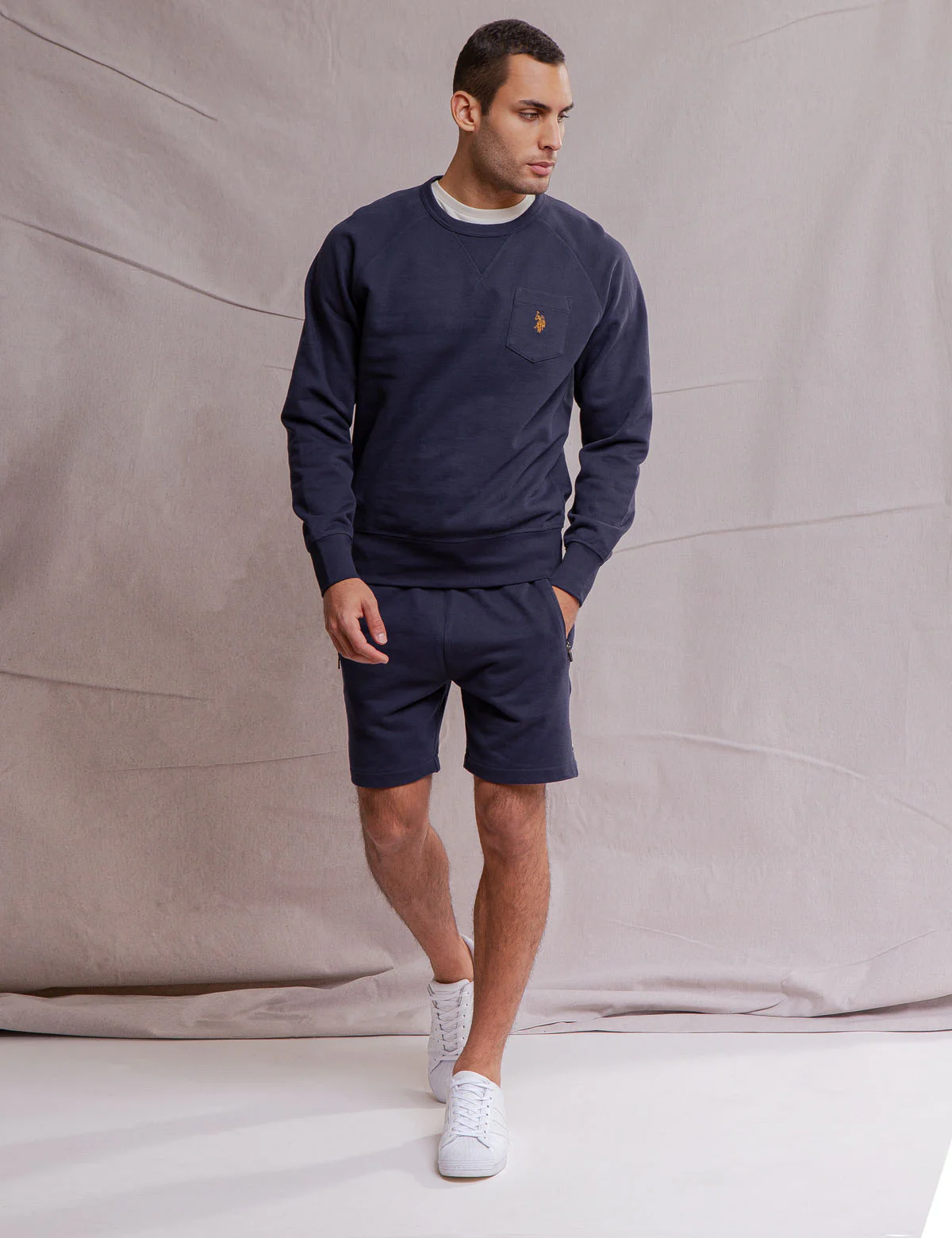 WHITE LABEL FRENCH TERRY RAGLAN PULLOVER SWEATSHIRT - Image 2