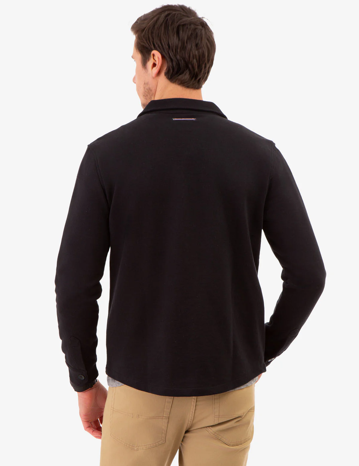 WHITE LABEL FRENCH TERRY SHACKET - Image 11