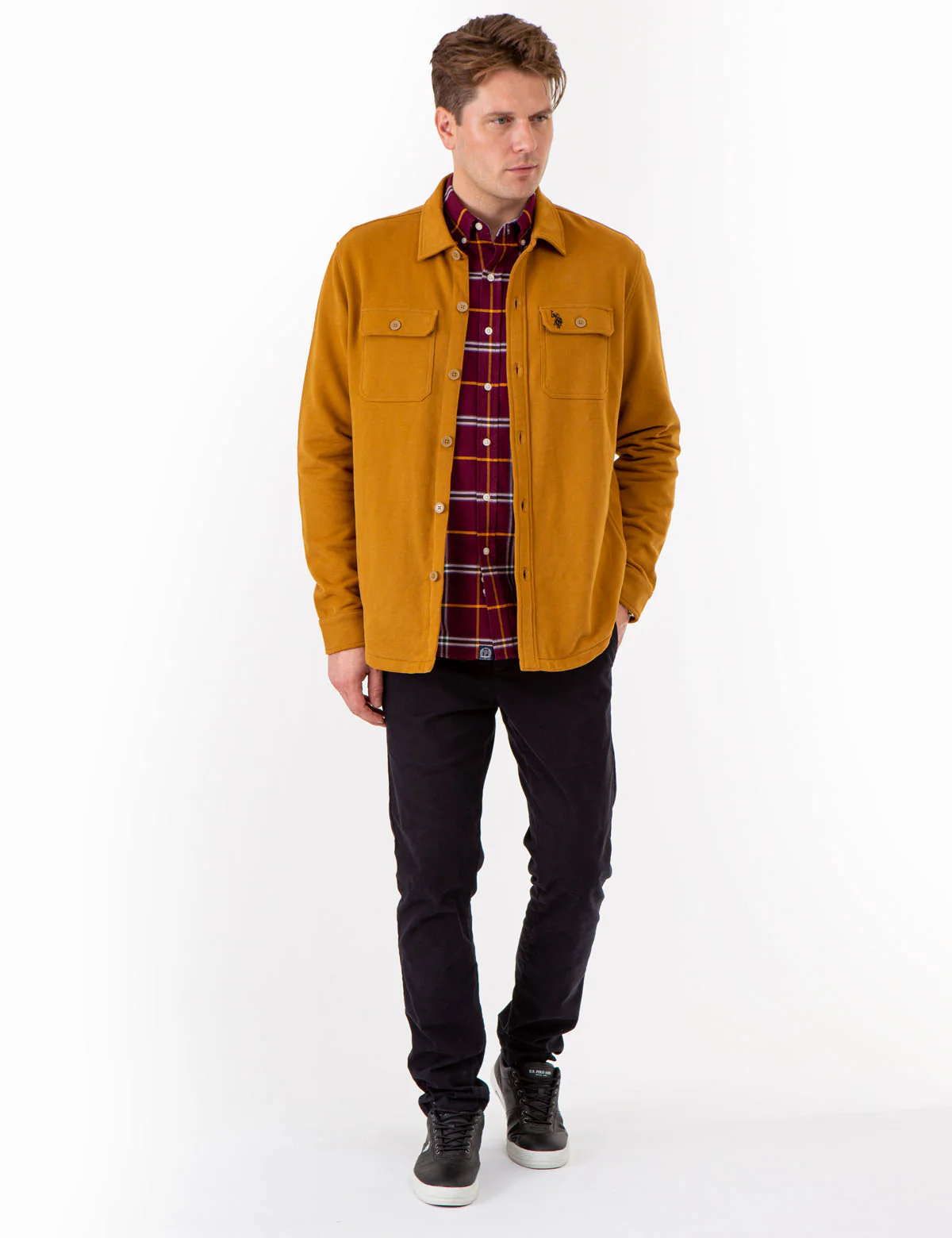 WHITE LABEL FRENCH TERRY SHACKET - Image 2