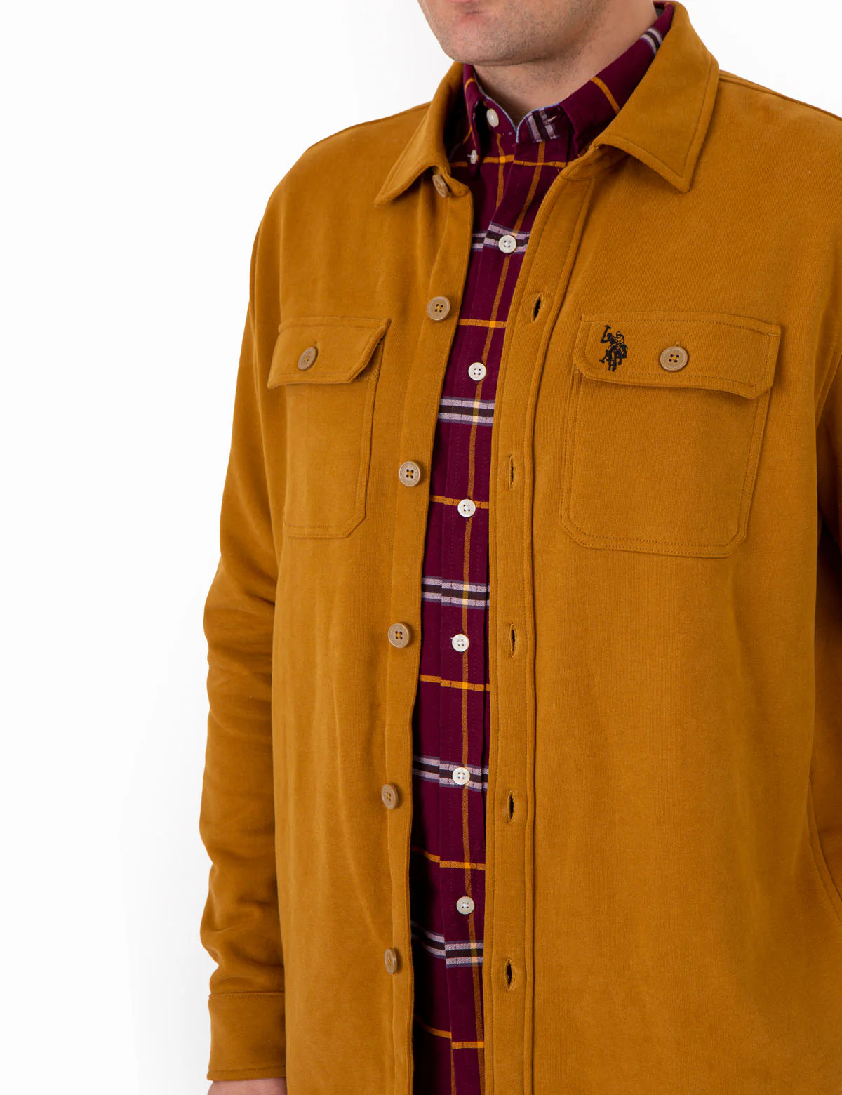 WHITE LABEL FRENCH TERRY SHACKET - Image 4