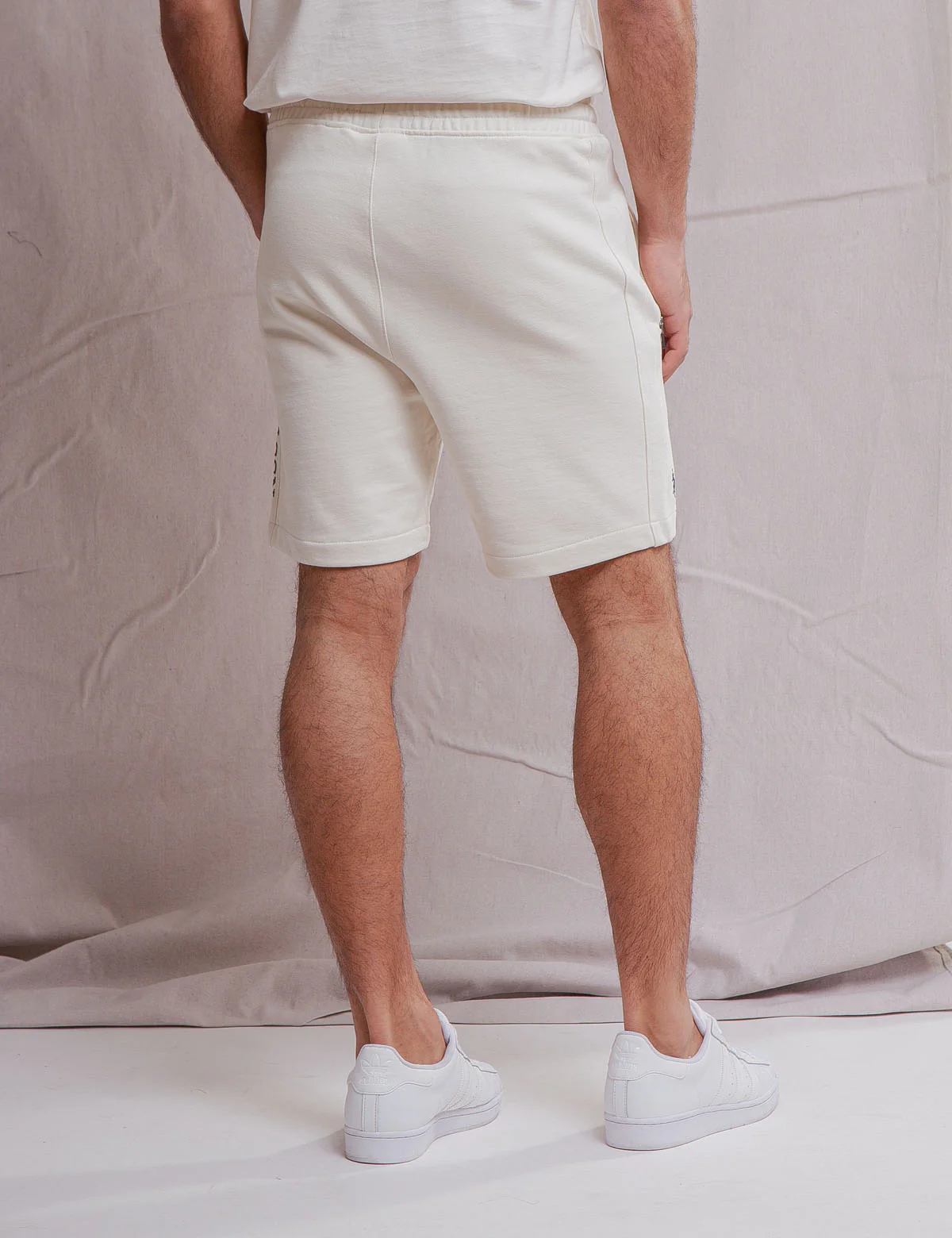 WHITE LABEL FRENCH TERRY ZIPPER SHORTS - Image 3