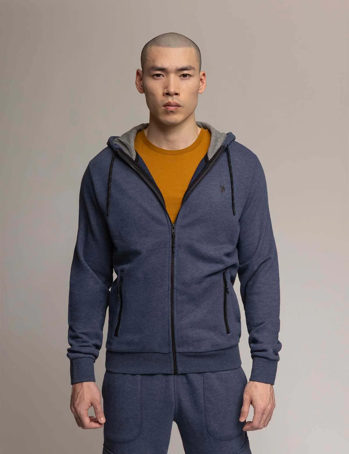 WHITE LABEL FULL ZIP FRENCH TERRY HOODIE - Image 10
