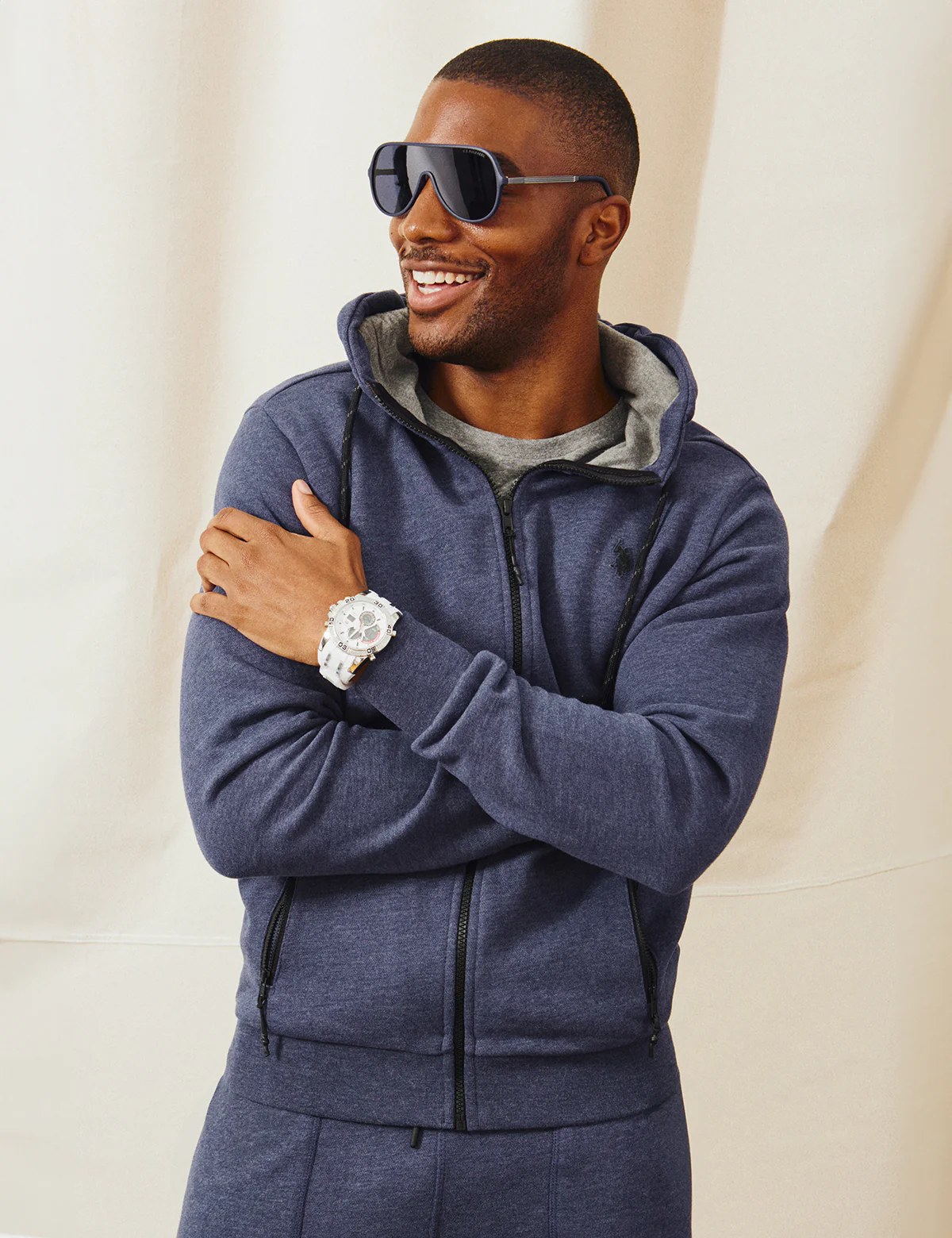WHITE LABEL FULL ZIP FRENCH TERRY HOODIE - Image 15