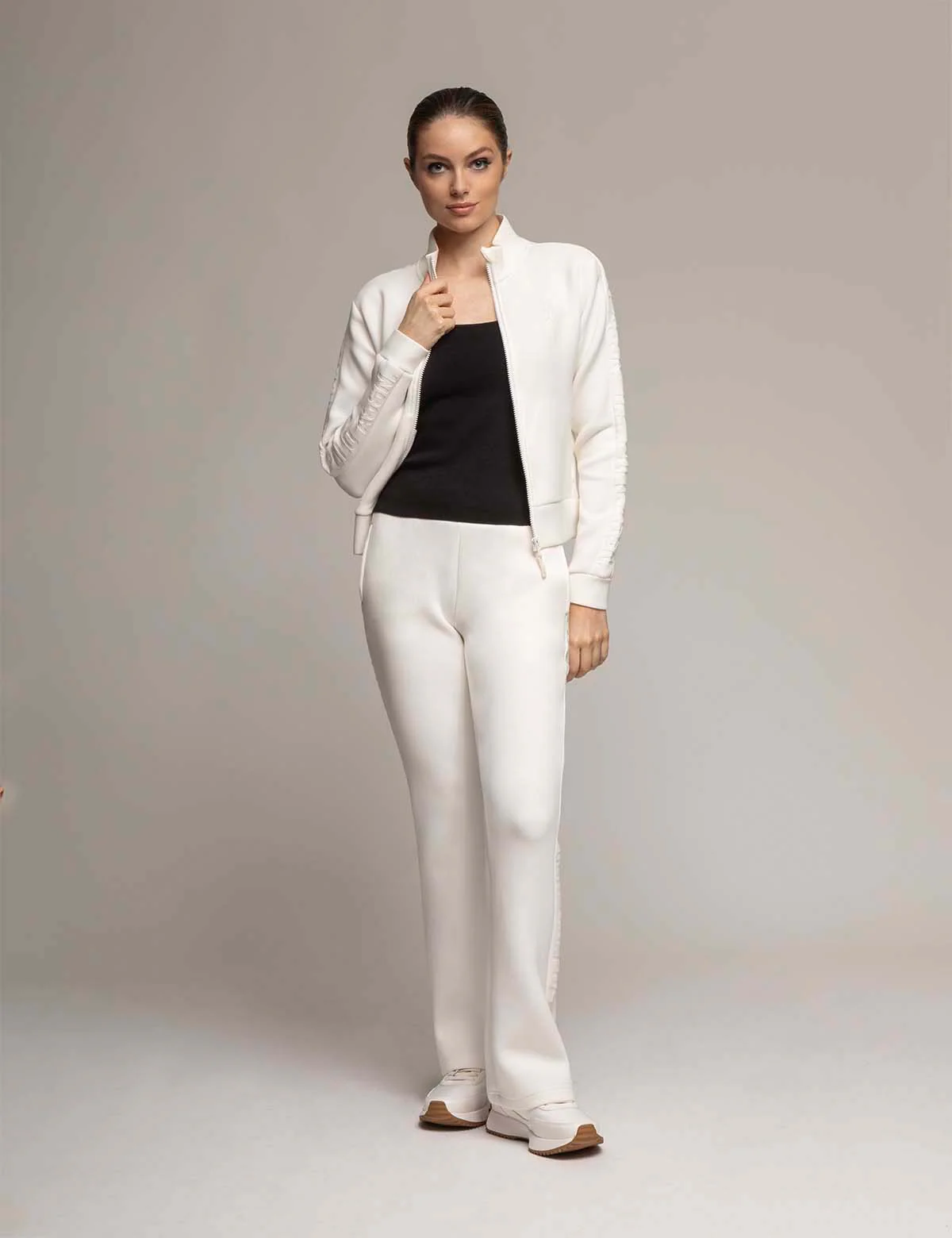 WHITE LABEL MOCK NECK FULL ZIP SCUBA TRACK JACKET - Image 17