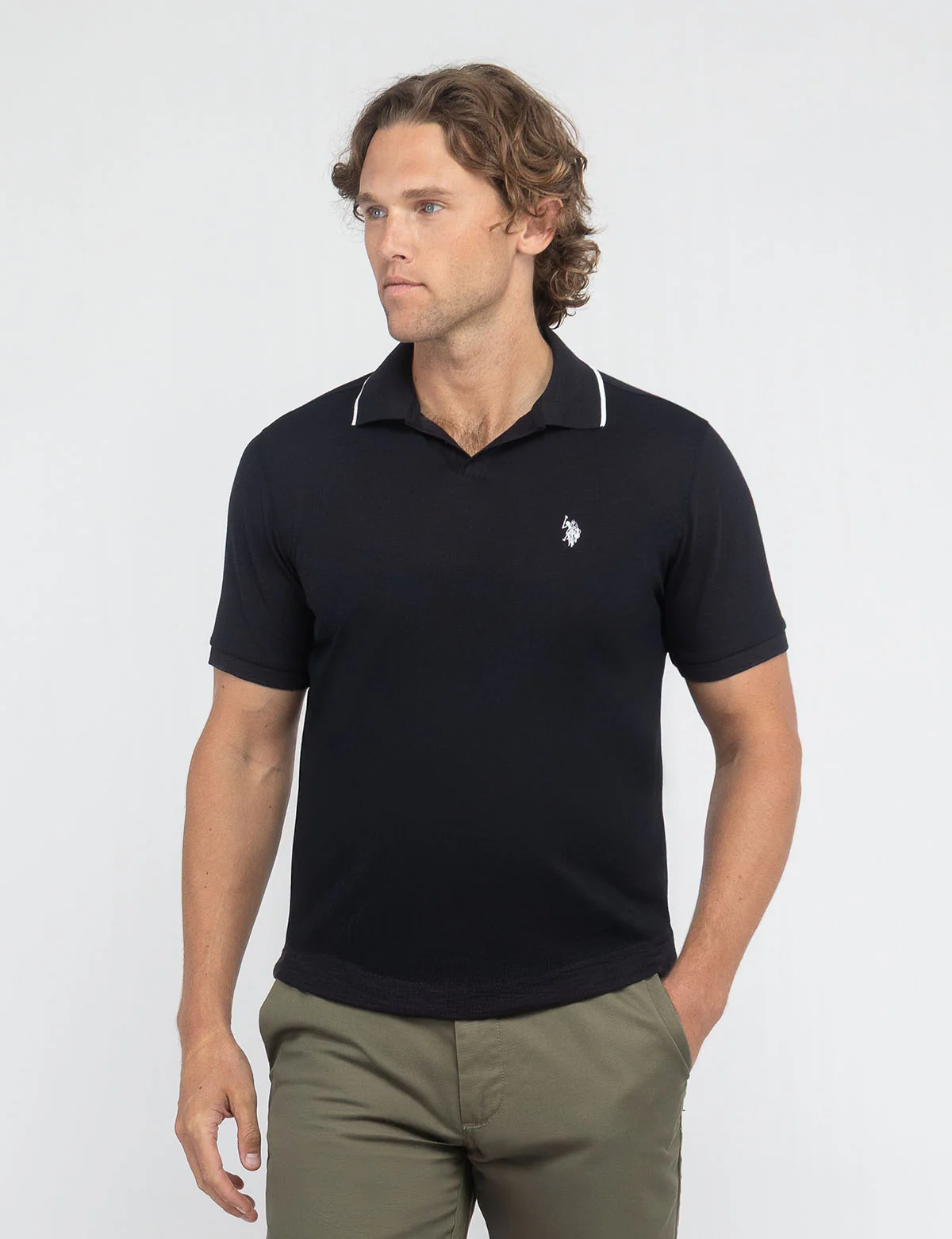 WHITE LABEL SLUB PIQUE POLO SHIRT - Image 5