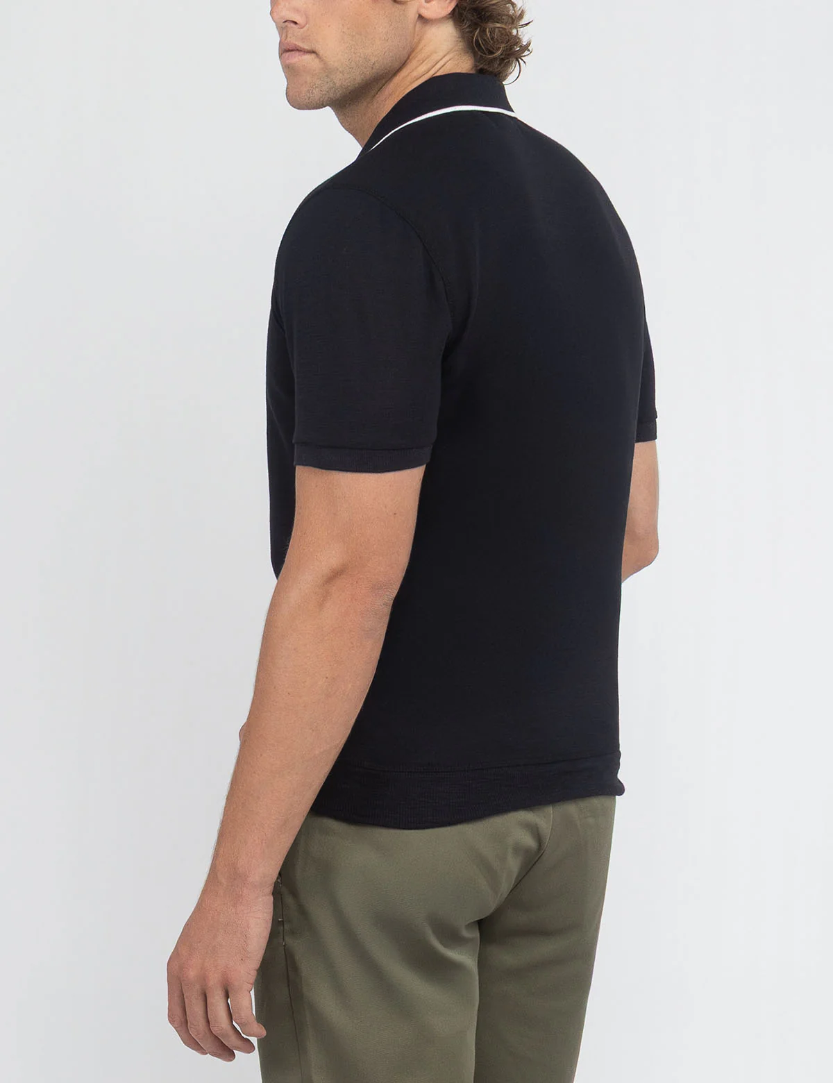 WHITE LABEL SLUB PIQUE POLO SHIRT - Image 9