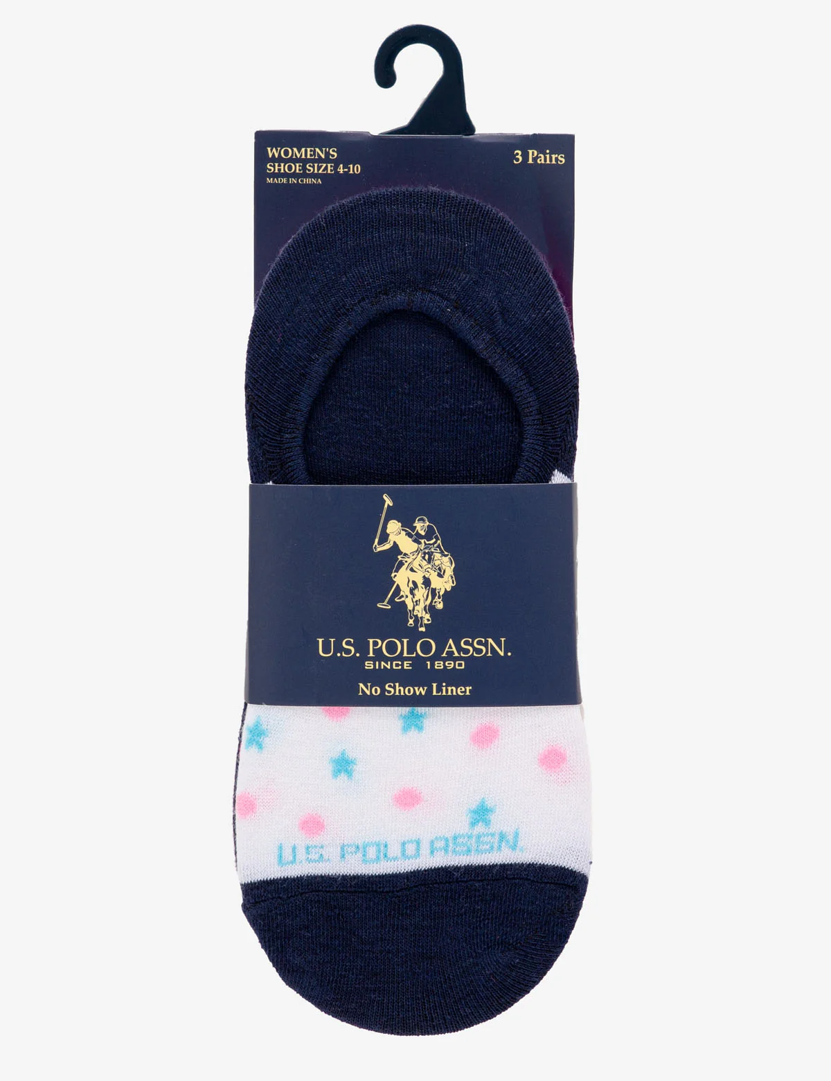 WOMENS 3PK STAR PRINT ASSORTED LINERS - Image 2