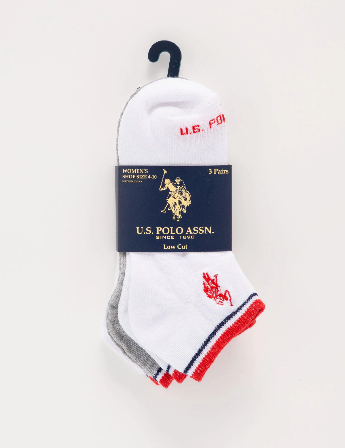 WOMENS 3PK TIPPED LOW CUT SOCKS - Image 2