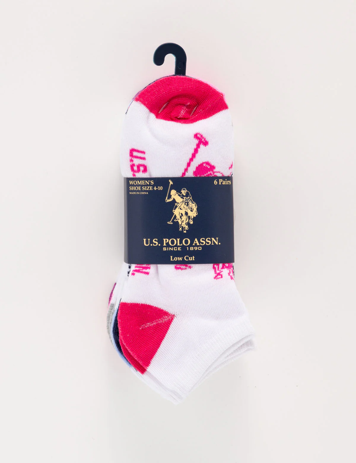 WOMENS 6PK BIG DHM LOW CUT SOCKS - Image 2