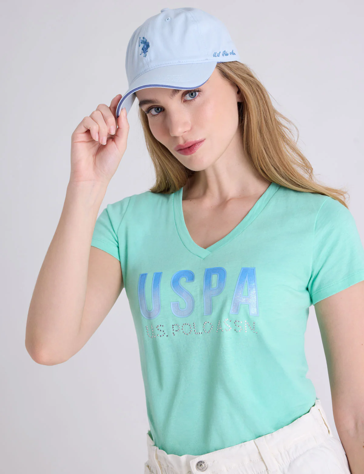 WOMENS MULTITONAL EMBROIDERED LOGO HAT - Image 5