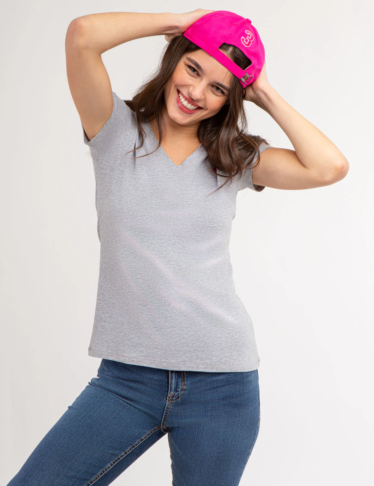 WOMENS TWILL MULTI-TONAL CENTER LOGO HAT - Image 9