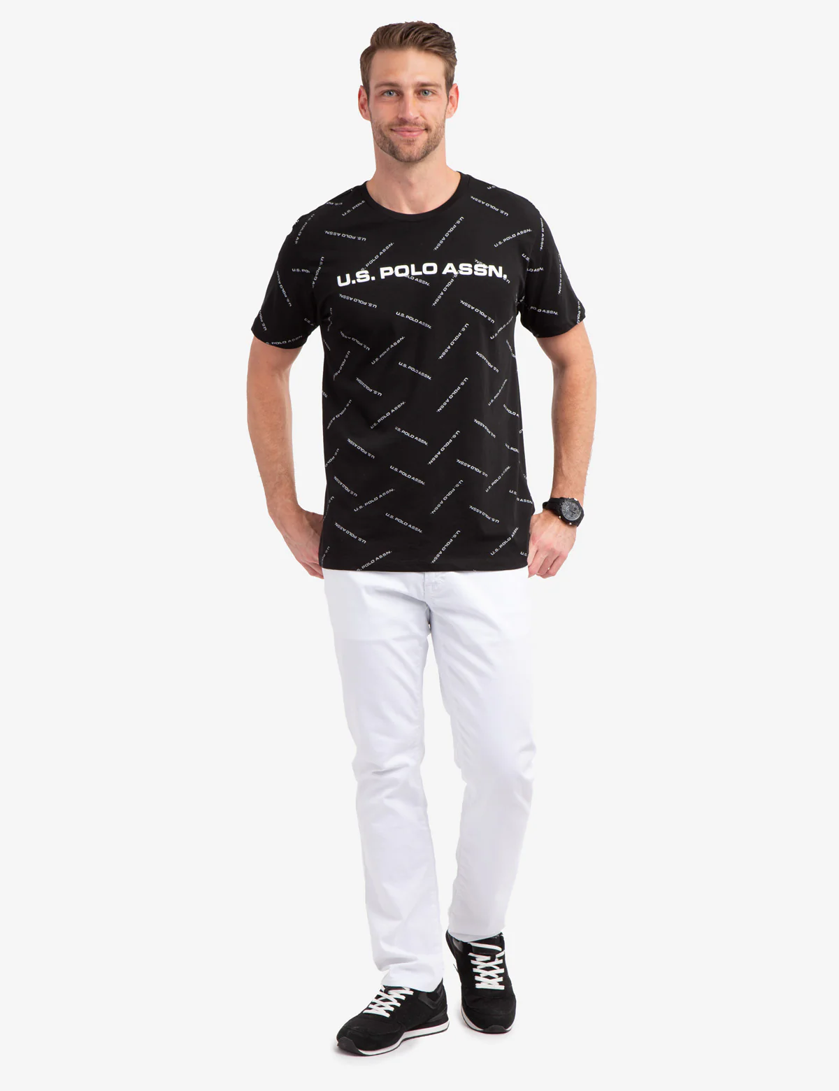 WORDMARK ALL OVER PRINT JERSEY T-SHIRT - Image 7