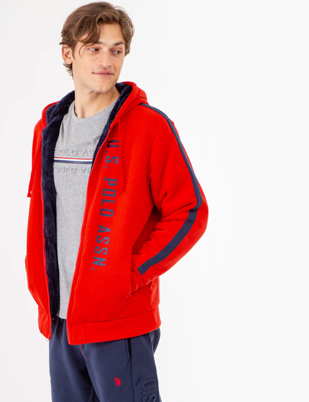 WORDMARK SHERPA HOODIE - Image 4