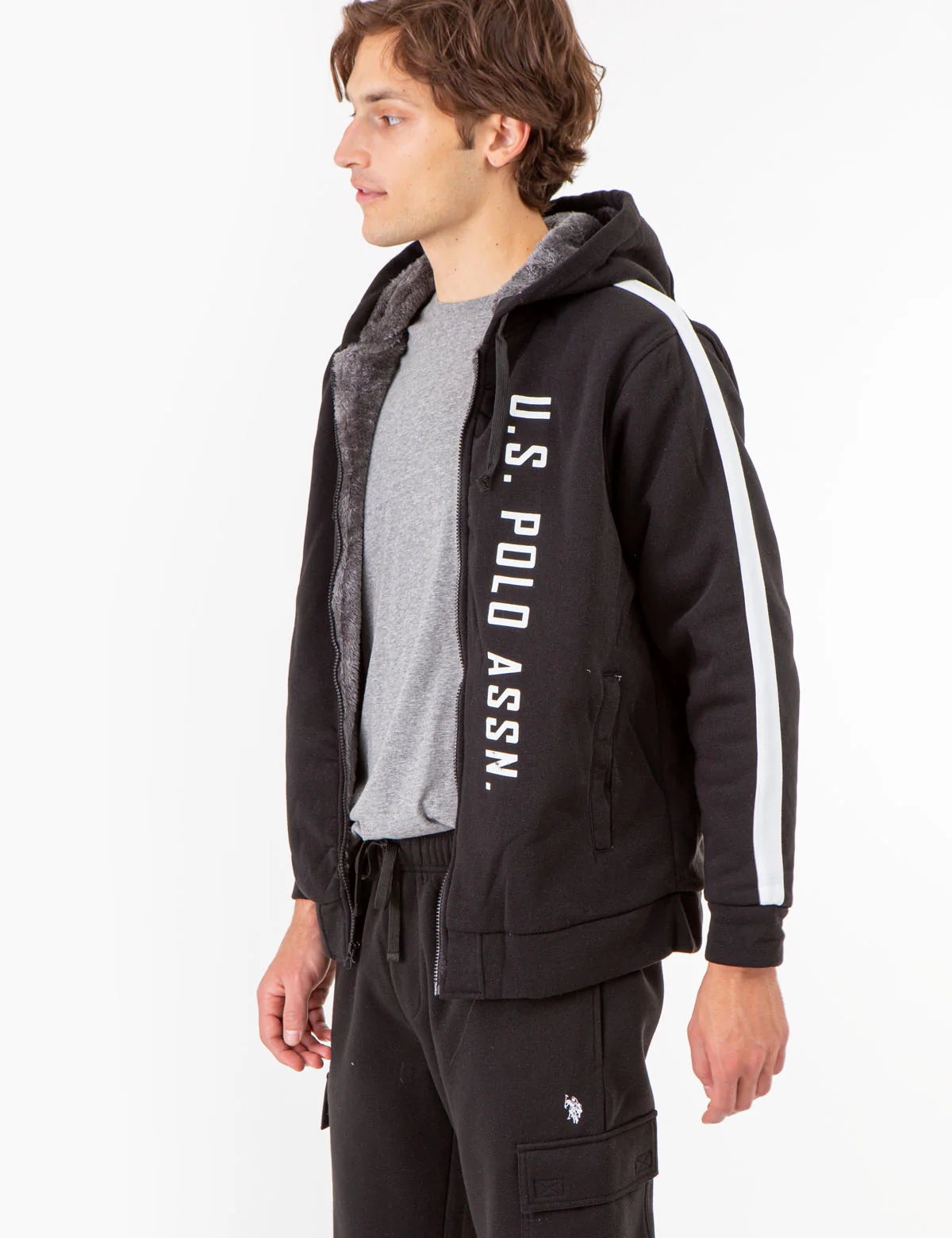 WORDMARK SHERPA HOODIE - Image 7