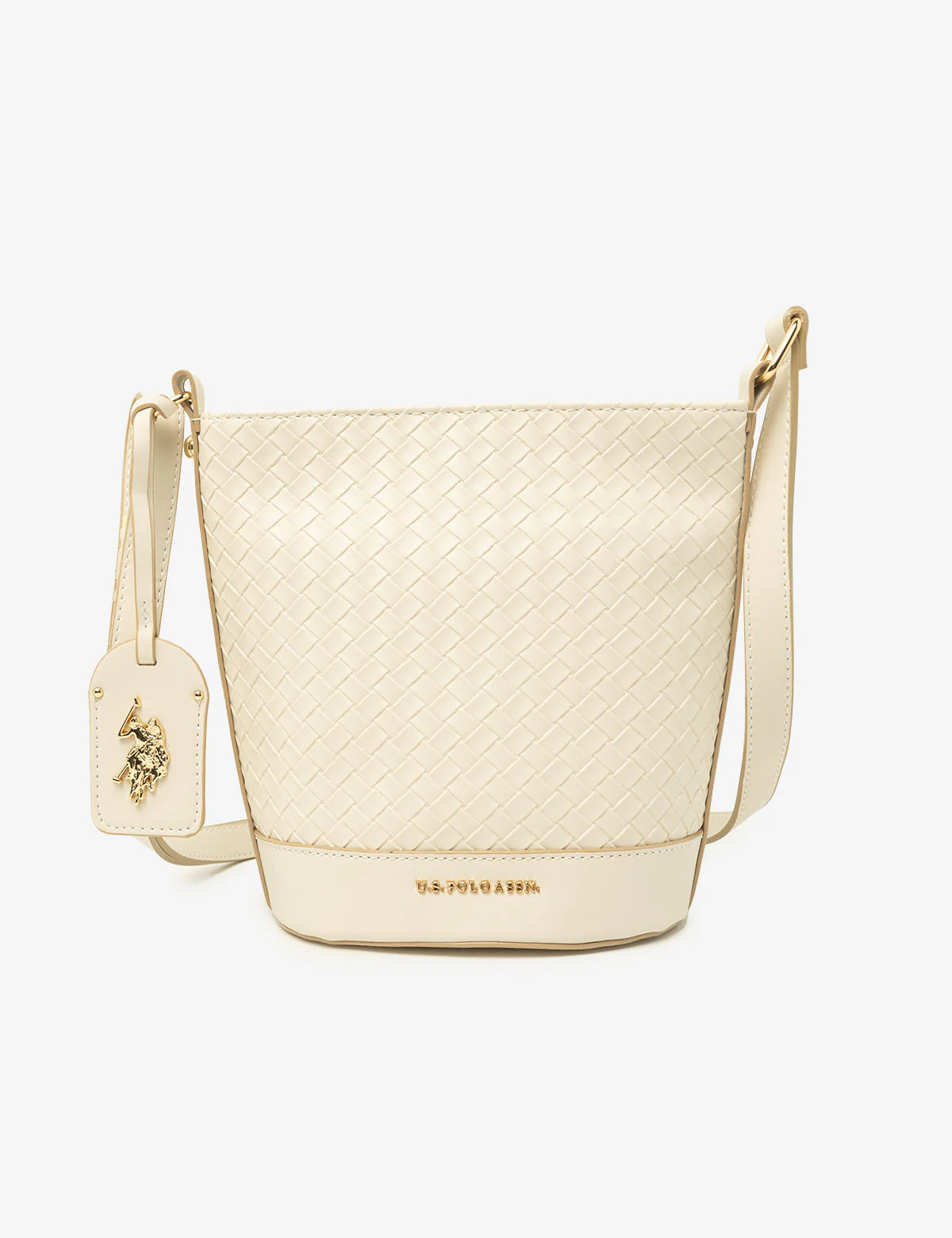 WOVEN CROSSBODY BUCKET BAG - Image 2